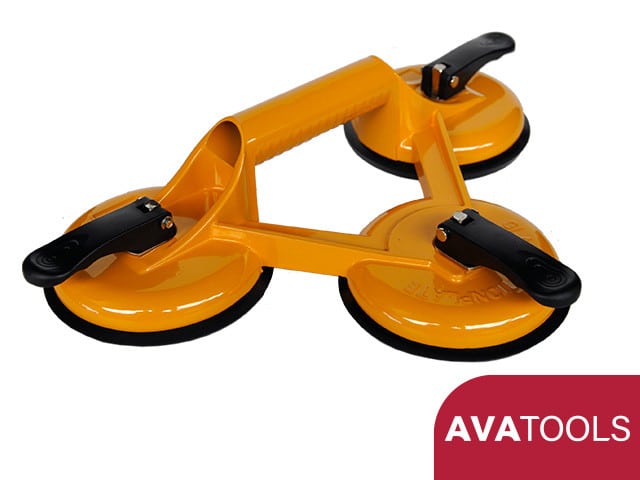 AVA-Tools driepuntsglasdrager 118 mm (geel)